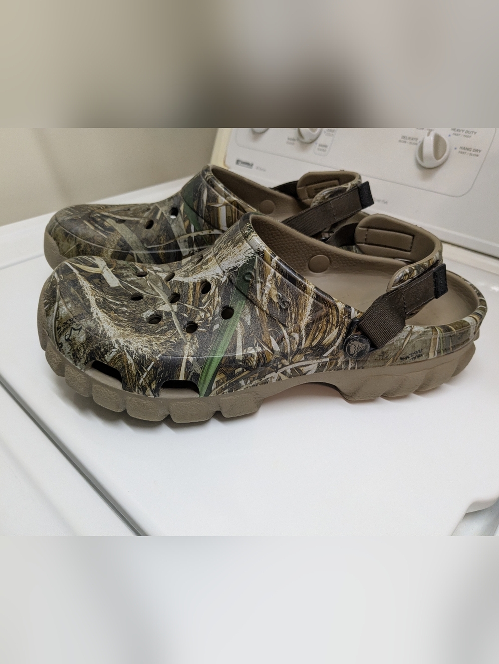 CROCS Off Road Clog, Realtree Max 5, Mens Sz 11, EUC!!!
